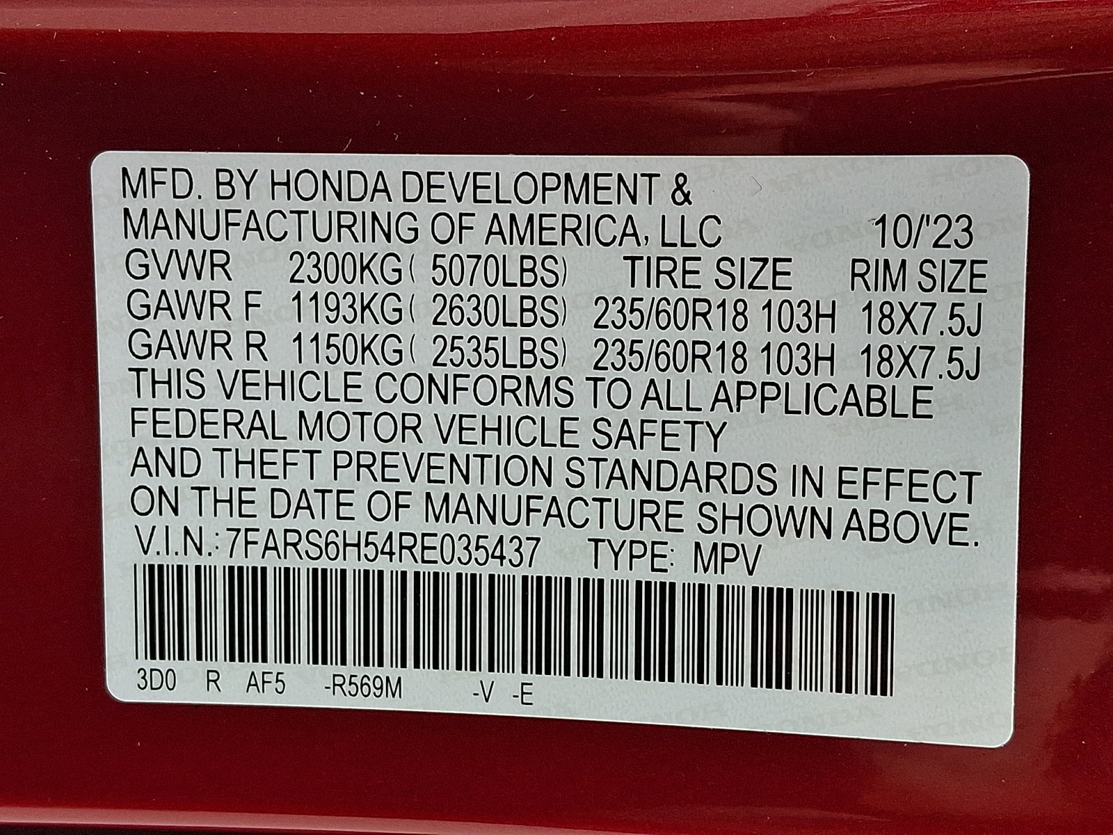Certified 2024 Honda CR-V Sport image 29