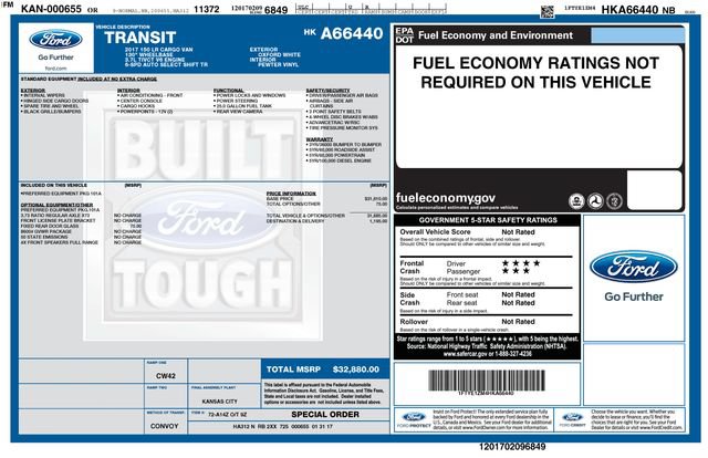 Used 2017 Ford Transit 150 130 Low Roof RWD image 34