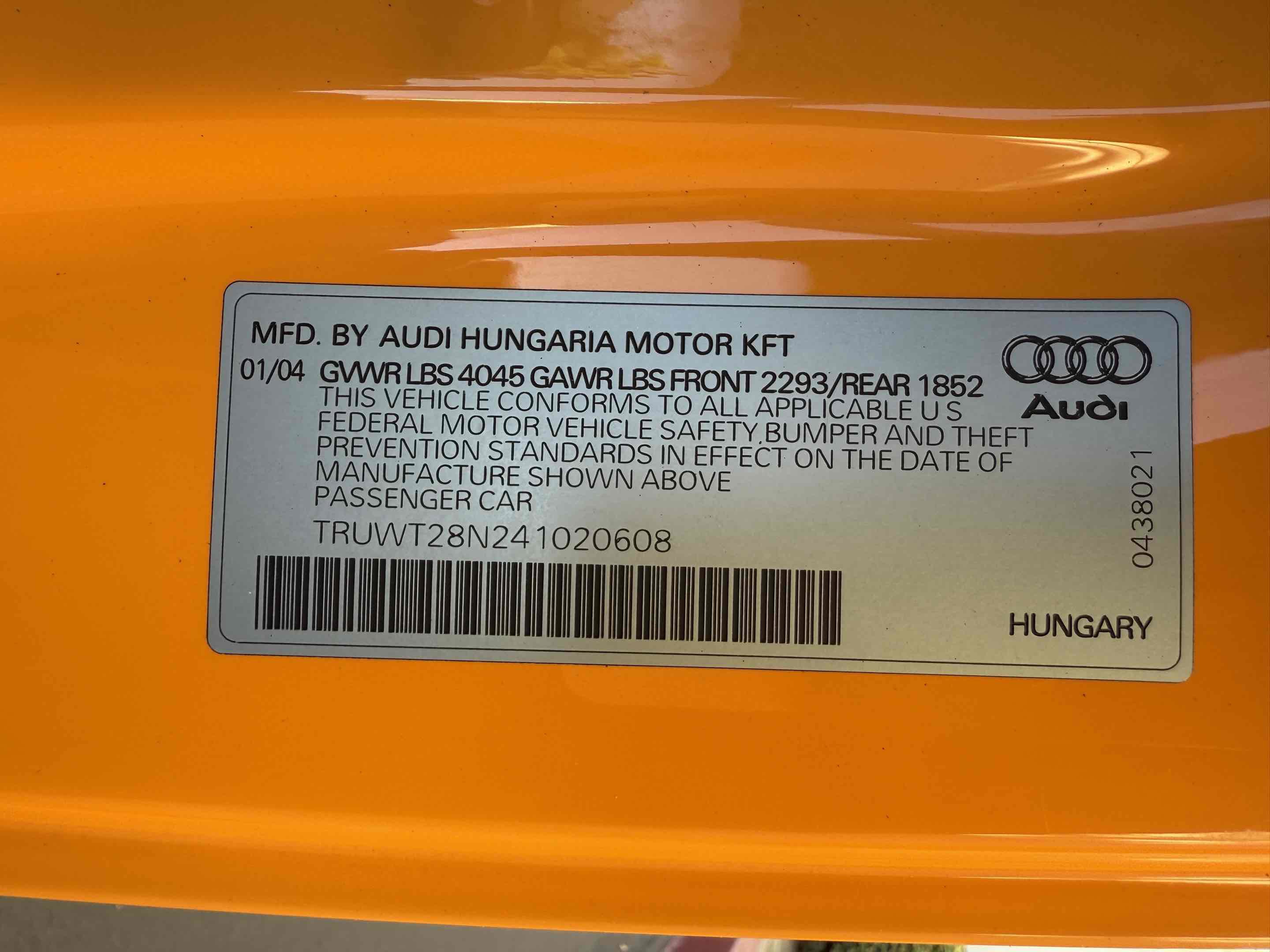 Used 2004 Audi TT 1.8T image 41