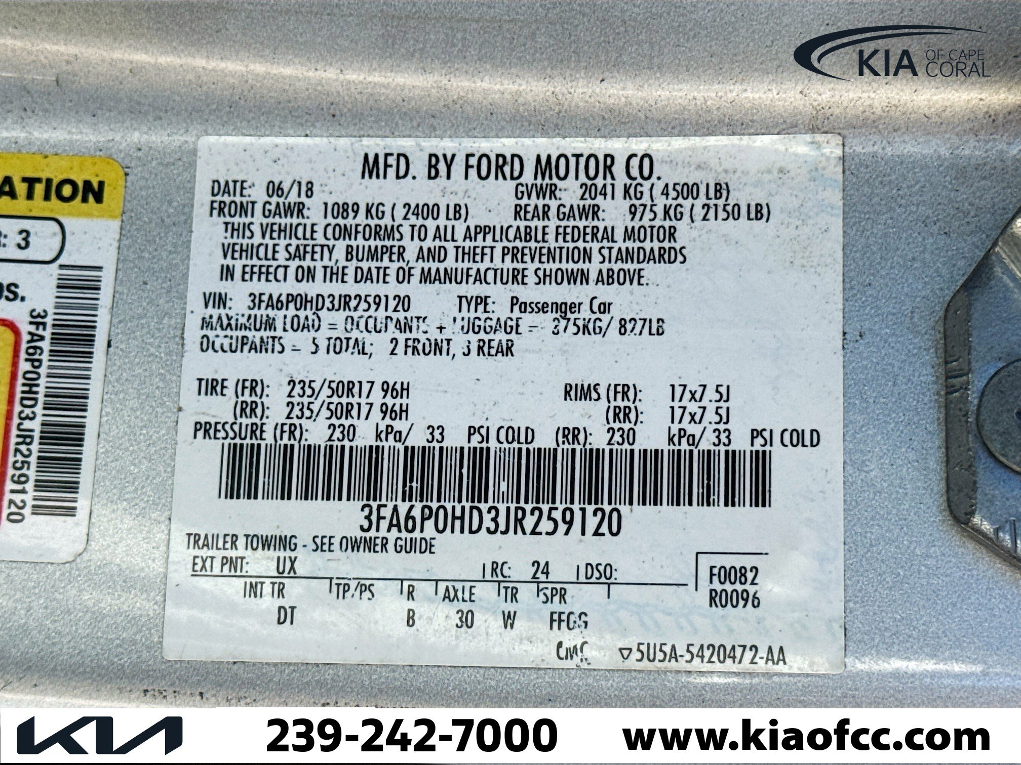 Used 2018 Ford Fusion SE w/ Fusion SE Technology Package image 39