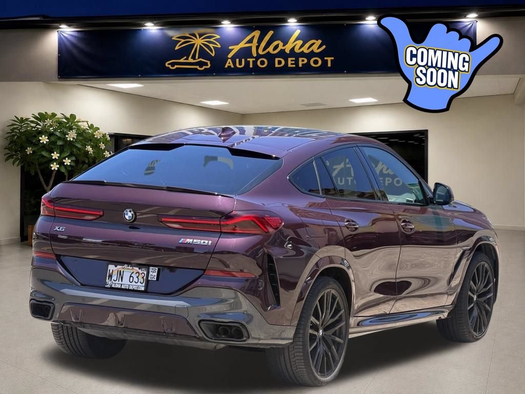 Used 2022 BMW X6 M50i w/ Executive Package AWD/4WD image 5