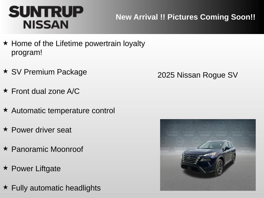 Used 2025 Nissan Rogue SV w/ SV Premium Package FWD image 6