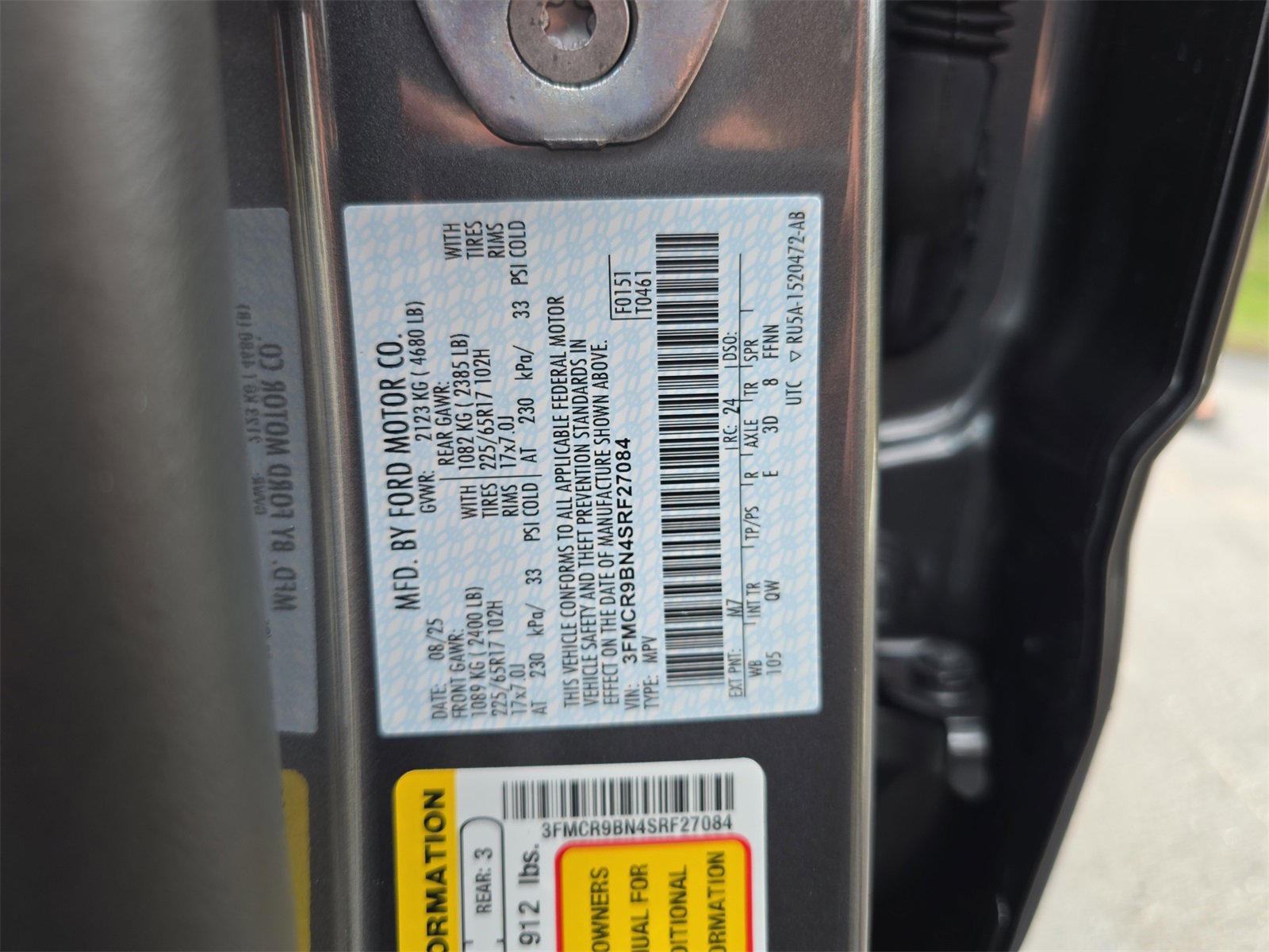 New 2025 Ford Bronco Sport Big Bend w/ Convenience Package image 28