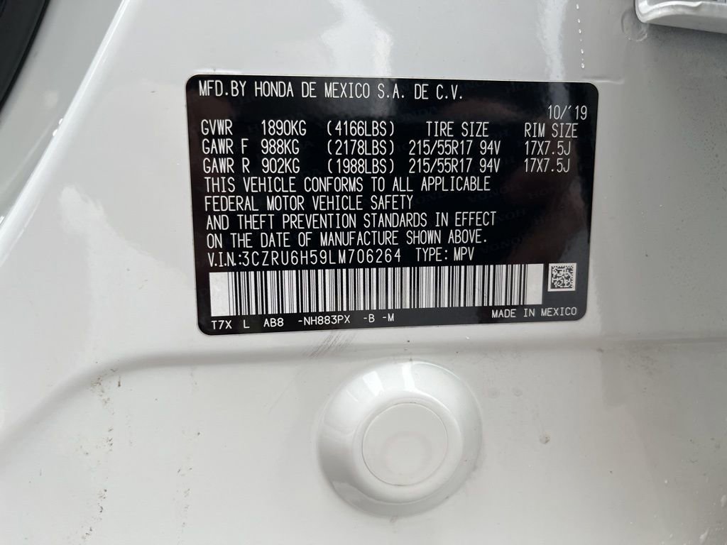 Certified 2020 Honda HR-V EX image 11