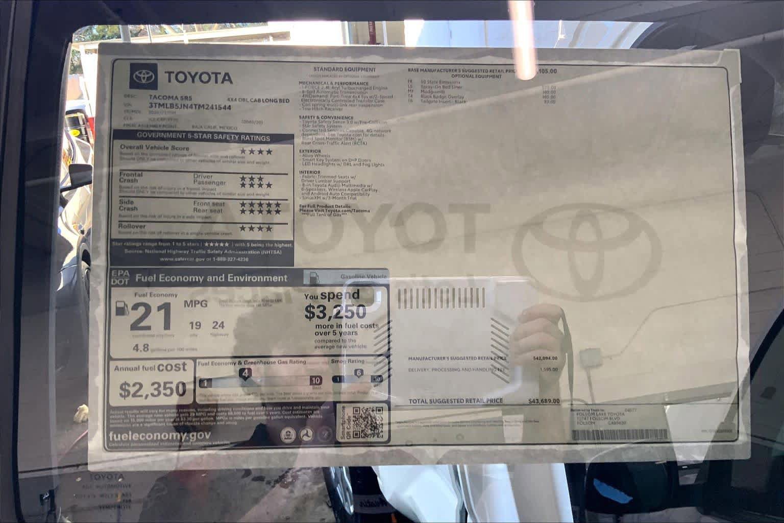 New 2026 Toyota Tacoma SR5 AWD/4WD image 20