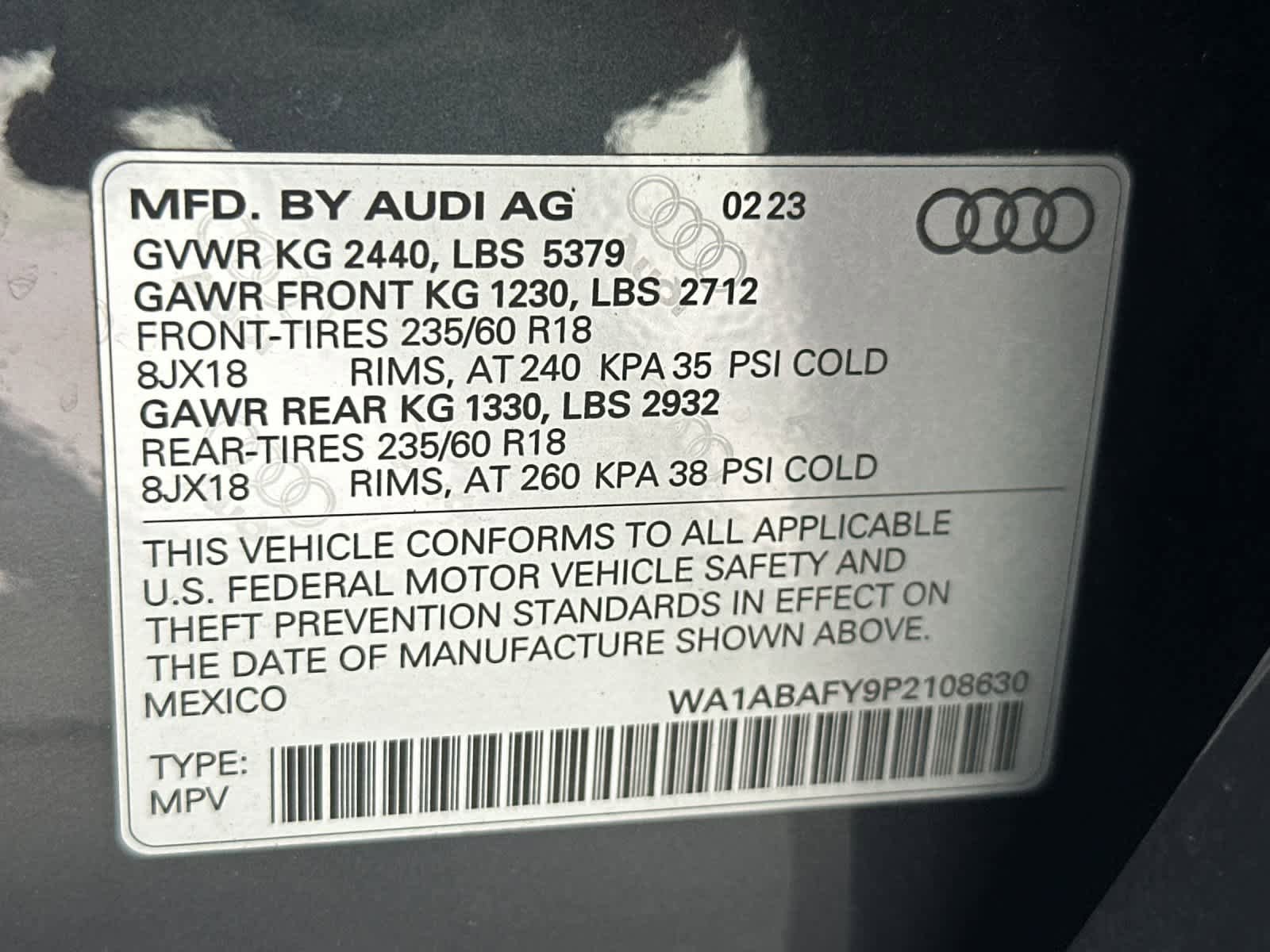 Used 2023 Audi Q5 2.0T Premium w/ Convenience Package AWD/4WD image 28