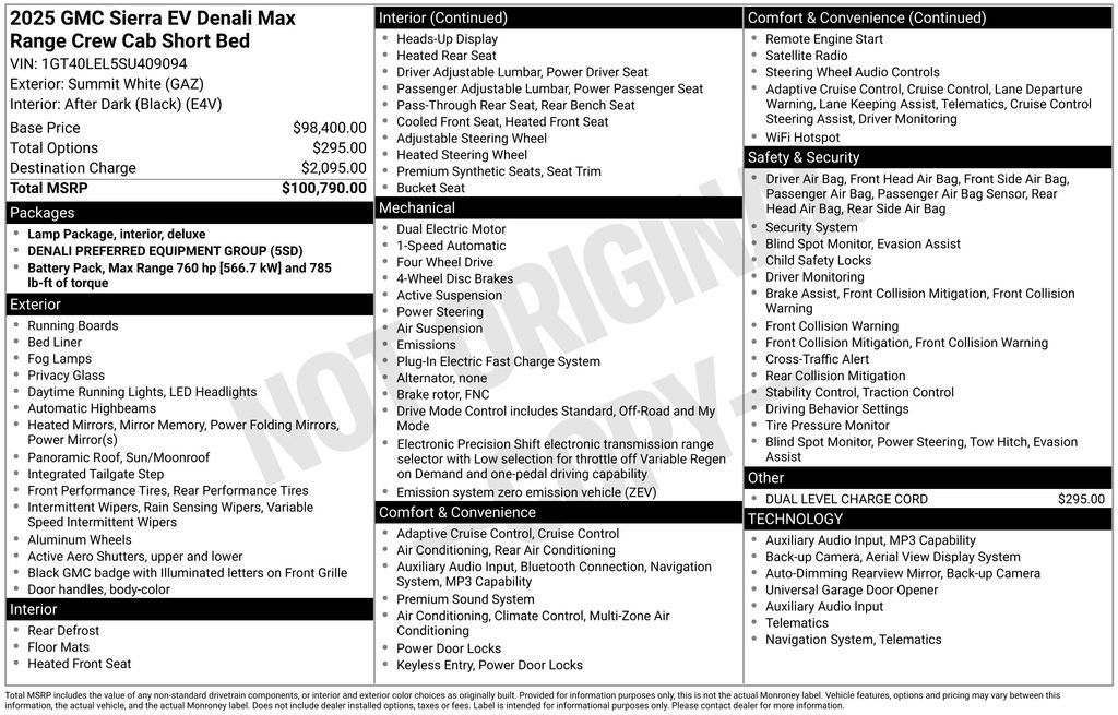 Used 2025 GMC Sierra EV Denali image 46