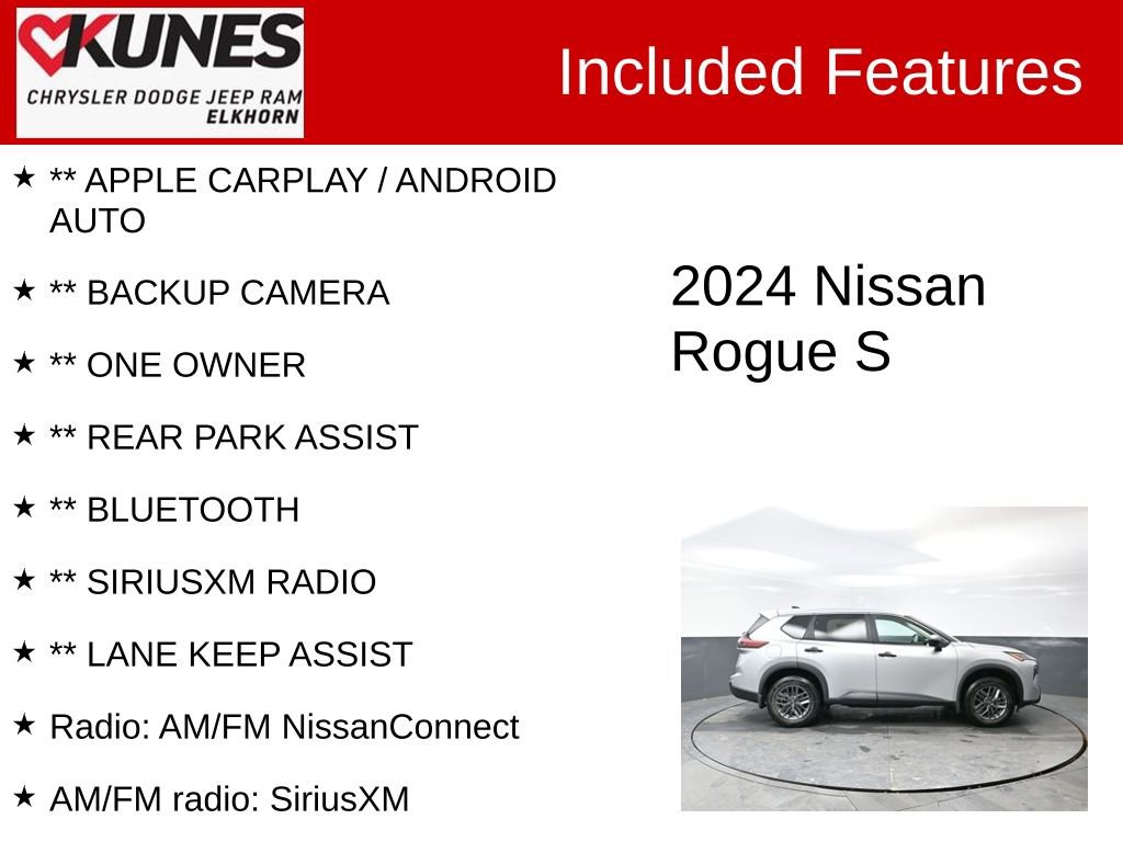Used 2024 Nissan Rogue S image 2