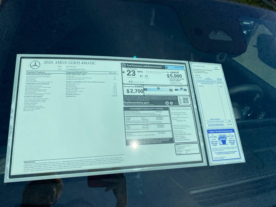 New 2026 Mercedes-Benz GLB 35 AMG 4MATIC image 33