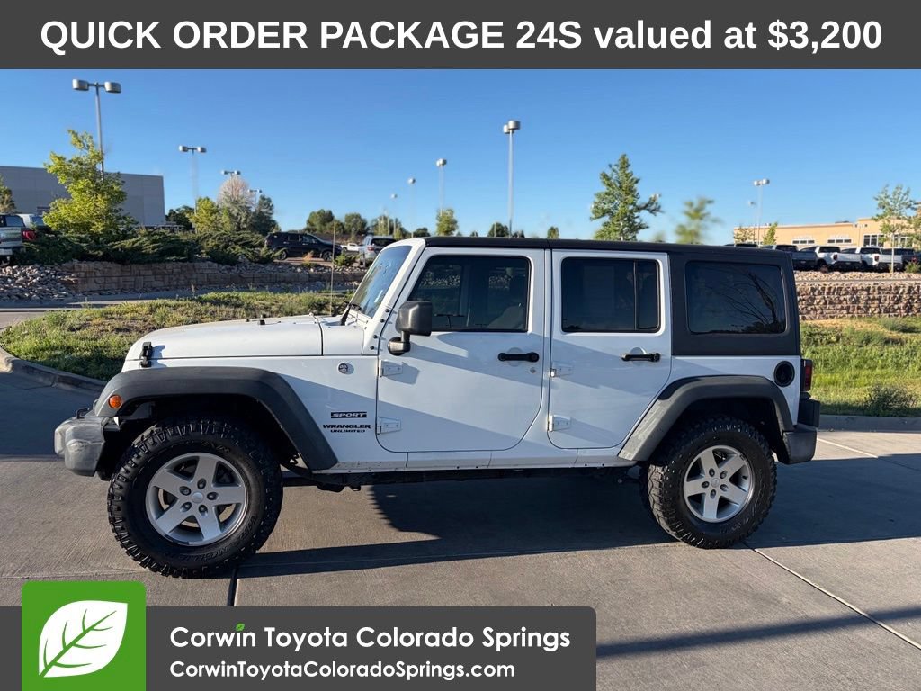 Used 2016 Jeep Wrangler Unlimited Sport w/ Quick Order Package 24S AWD/4WD image 5