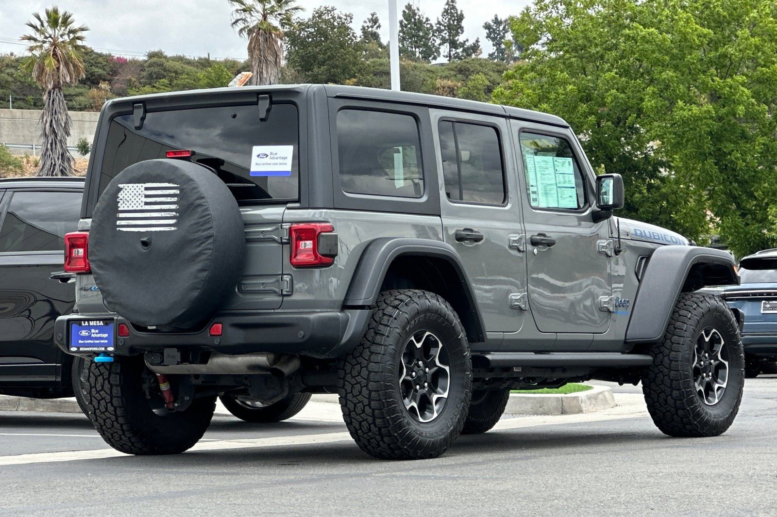 Used 2021 Jeep Wrangler Unlimited Rubicon 4xe w/ Steel Bumper Group AWD/4WD image 3