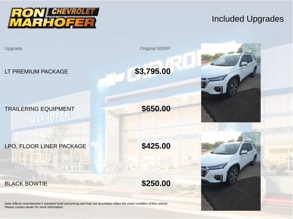 Used 2023 Chevrolet Traverse LT w/ LT Premium Package FWD image 5