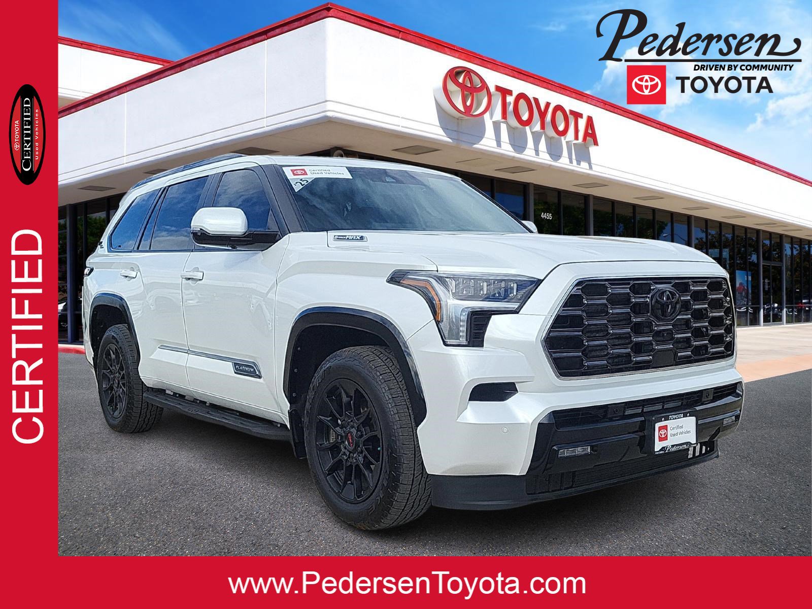 Certified 2025 Toyota Sequoia Platinum w/ TRD Performance Package (TMS)