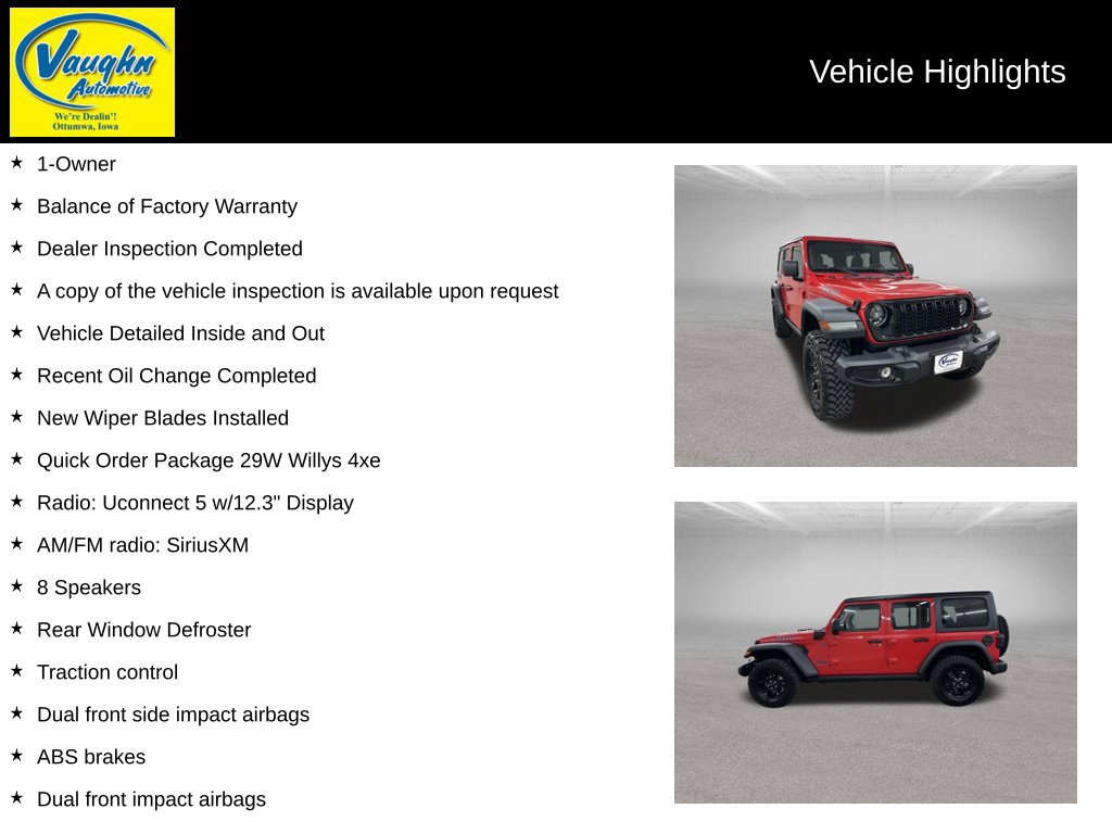 Used 2025 Jeep Wrangler Unlimited Sport S 4xe AWD/4WD image 2