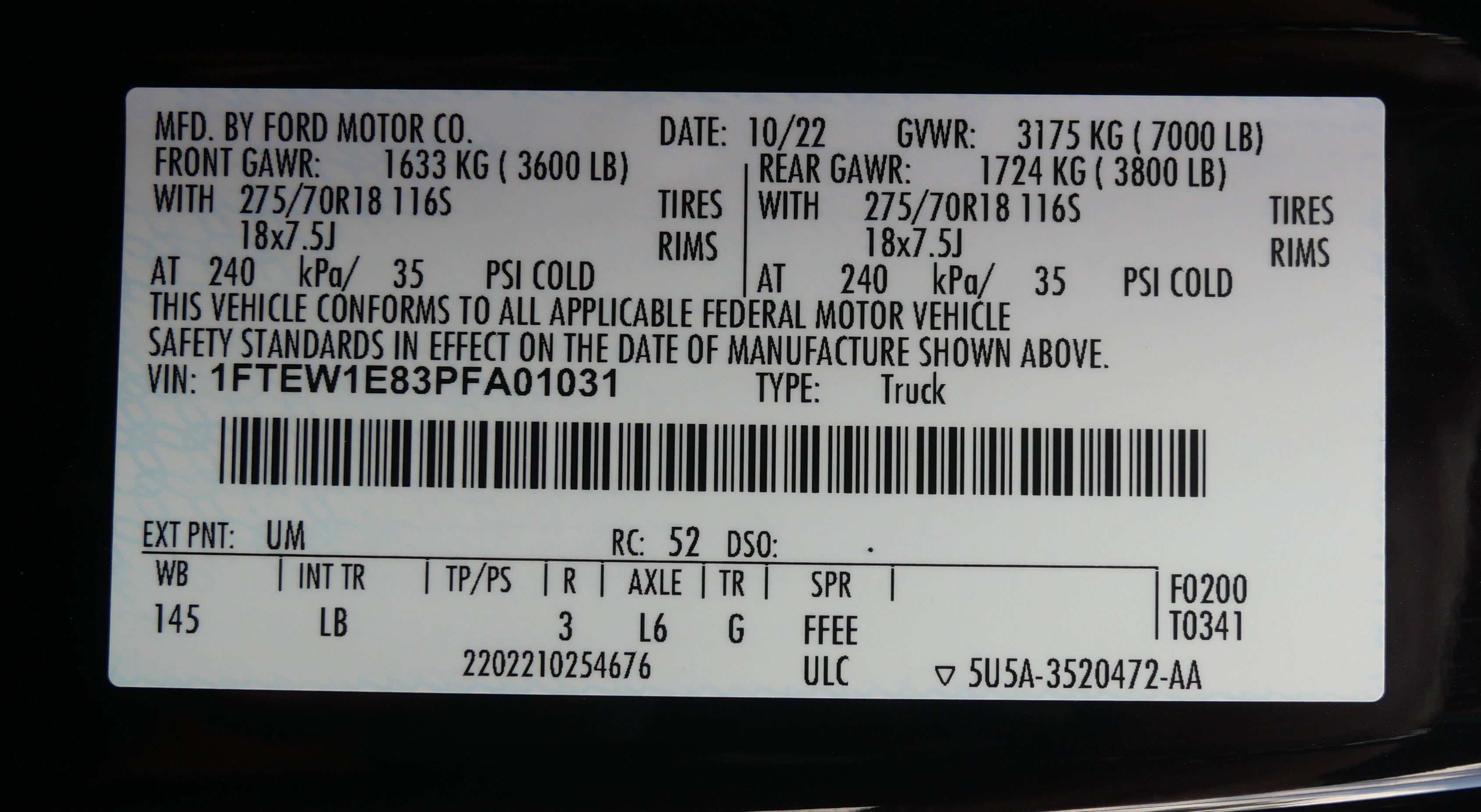 Used 2023 Ford F150 Tremor image 34