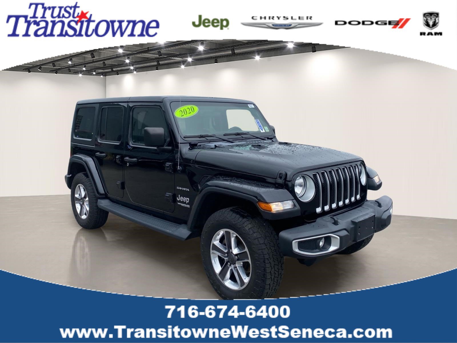 Used 2020 Jeep Wrangler Unlimited Sahara w/ Cold Weather Group image 1