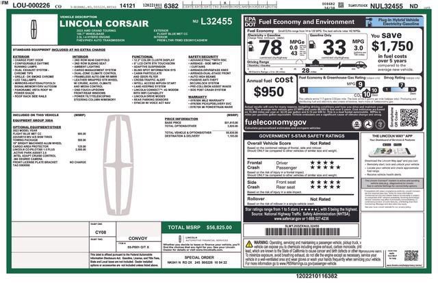 Used 2022 Lincoln Corsair Grand Touring w/ Towing Package AWD/4WD image 7