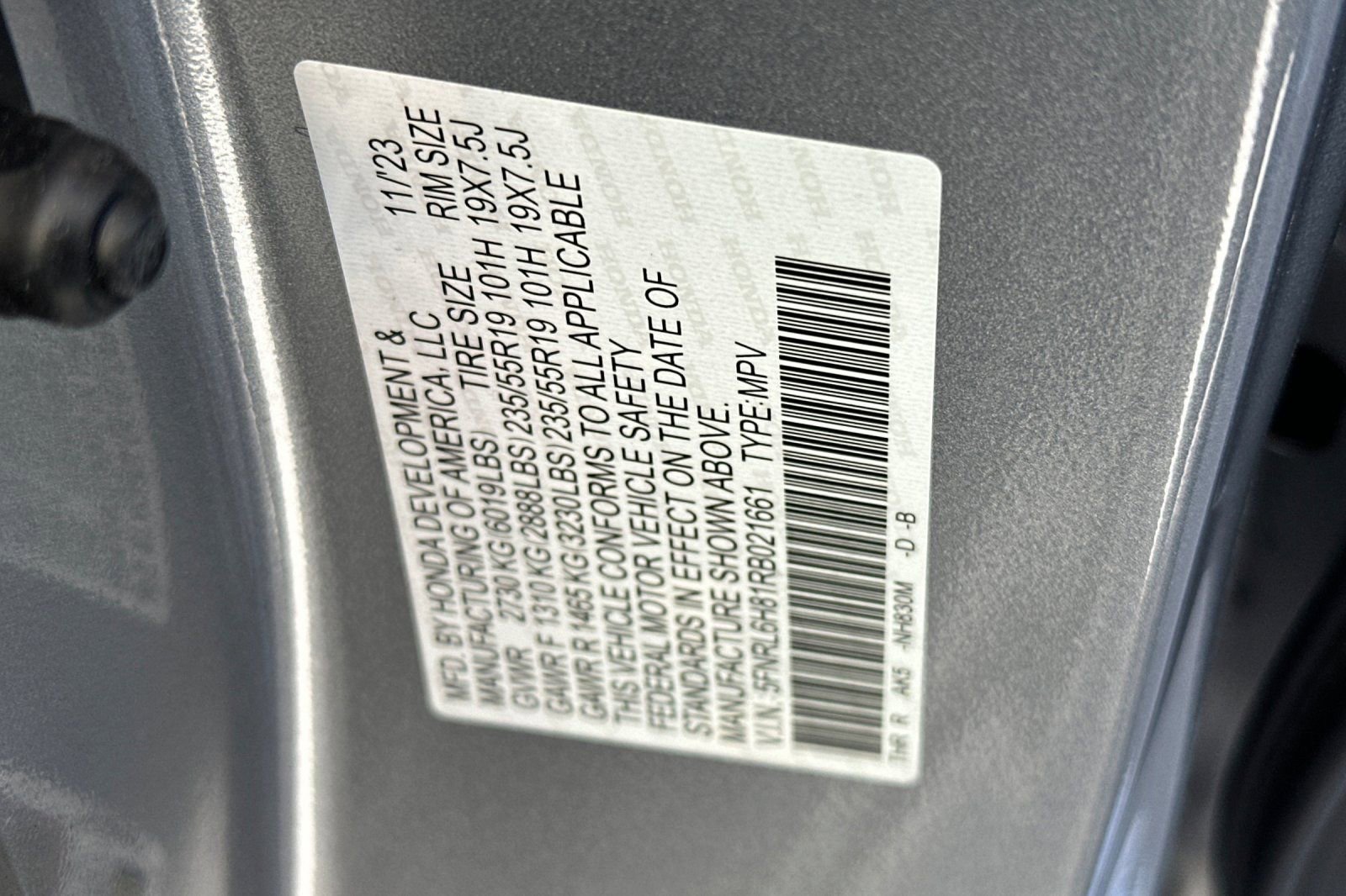 Certified 2024 Honda Odyssey Touring image 31