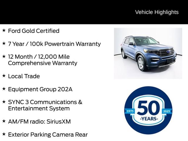Used 2021 Ford Explorer XLT w/ Equipment Group 202A AWD/4WD image 6