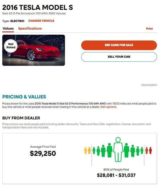 Used 2016 Tesla Model S Performance image 11