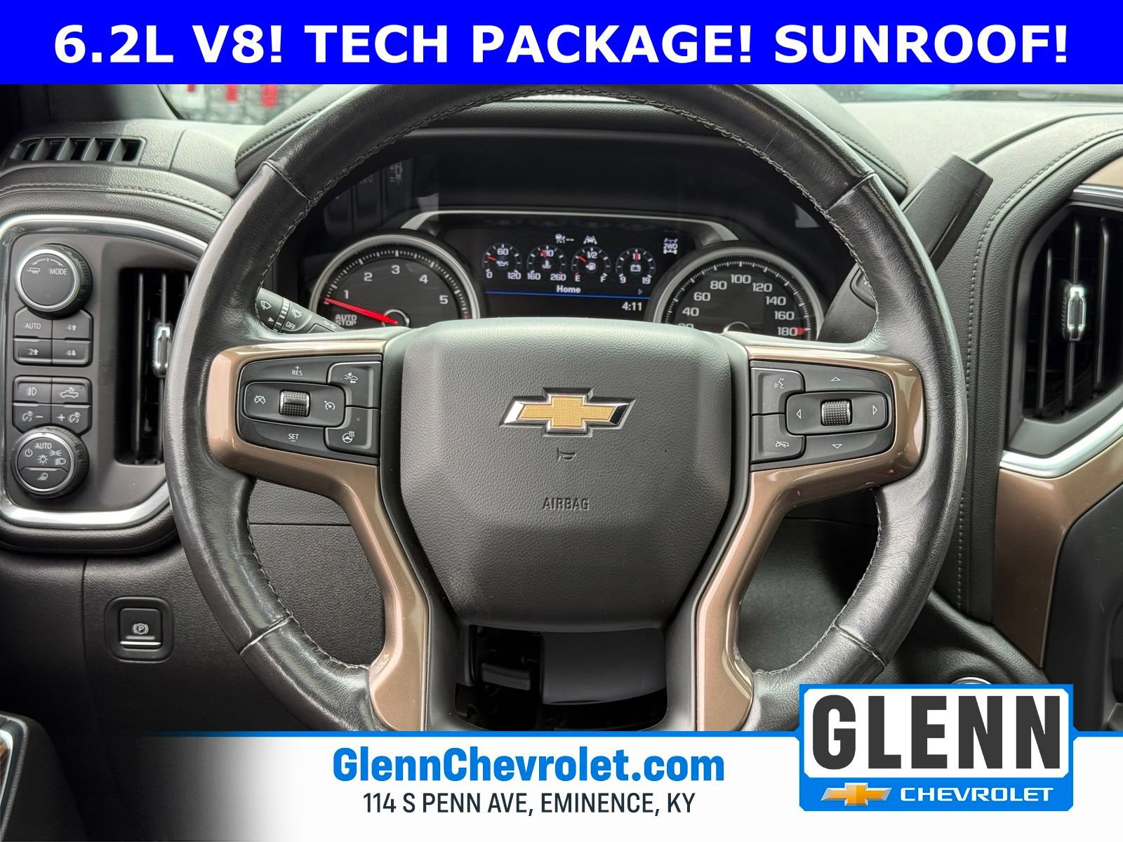 Used 2020 Chevrolet Silverado 1500 High Country w/ Technology Package AWD/4WD image 28