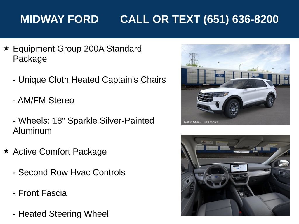 Used 2026 Ford Explorer Active w/ Active Comfort Package image 7