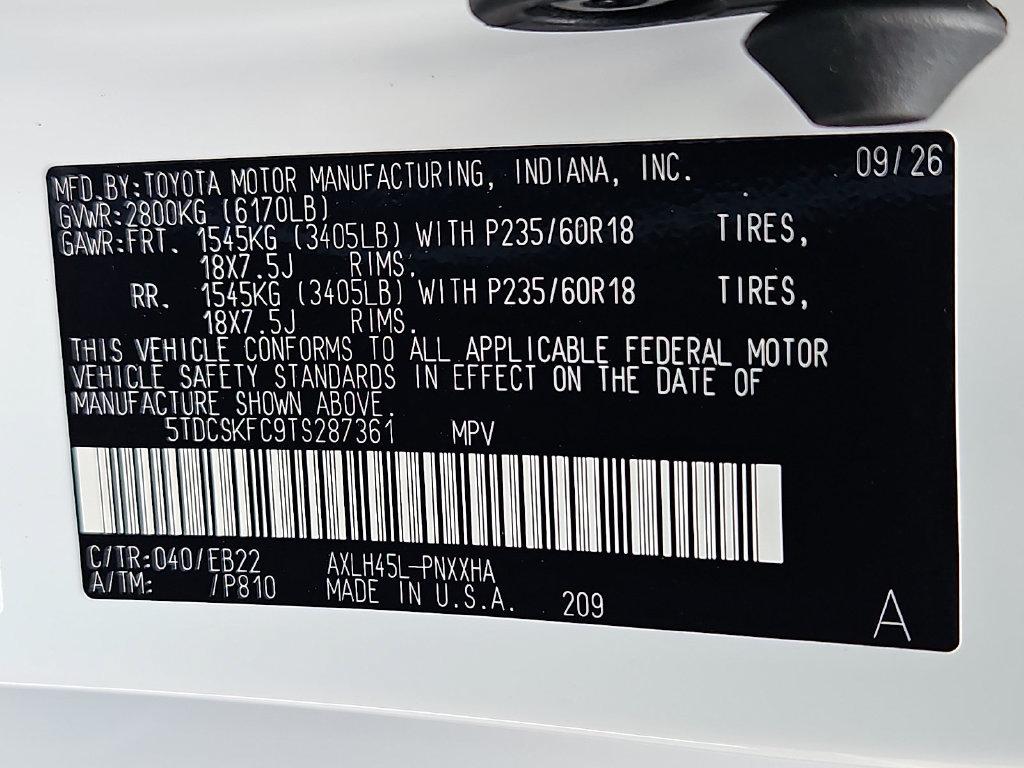 New 2026 Toyota Sienna XLE Woodland Edition AWD/4WD image 20