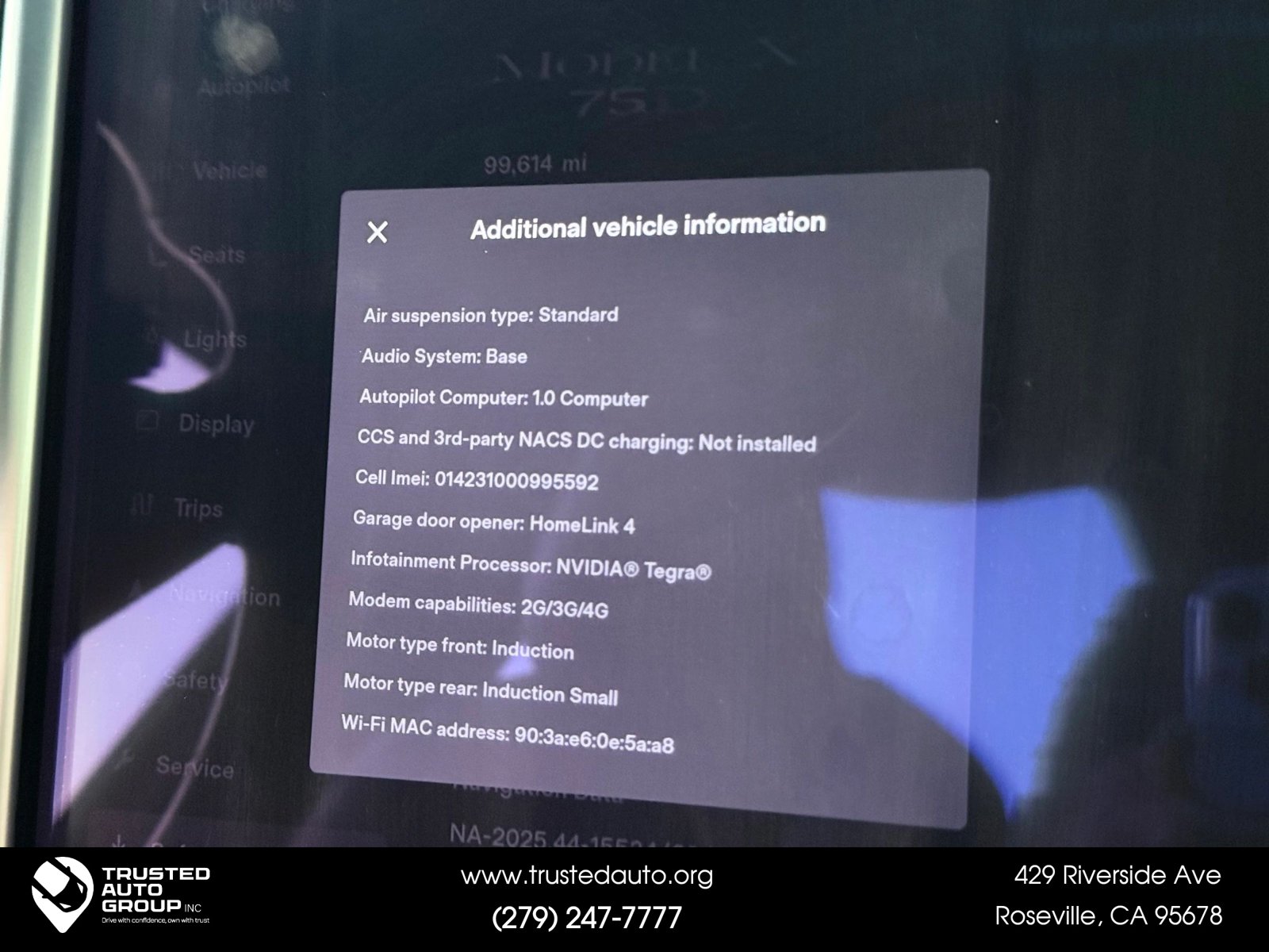 Used 2016 Tesla Model X 75D AWD/4WD image 15