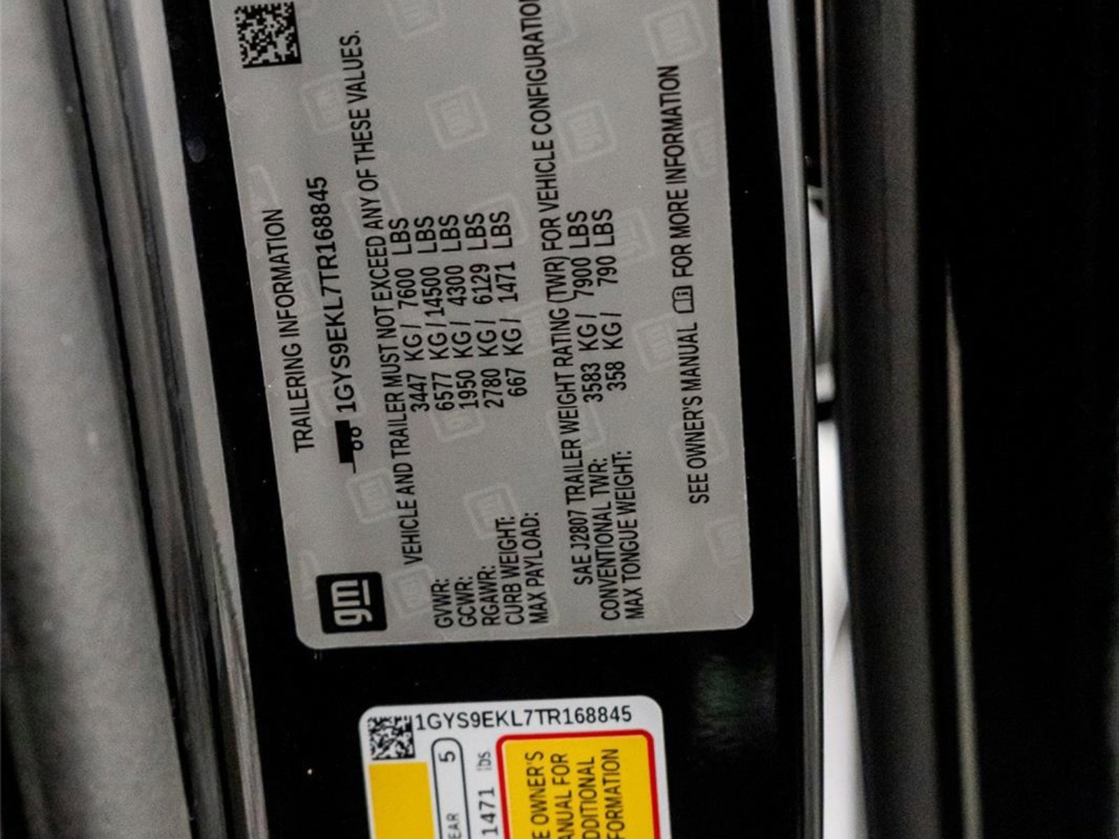 Used 2026 Cadillac Escalade Sport w/ LPO, Floor Liner Package image 24