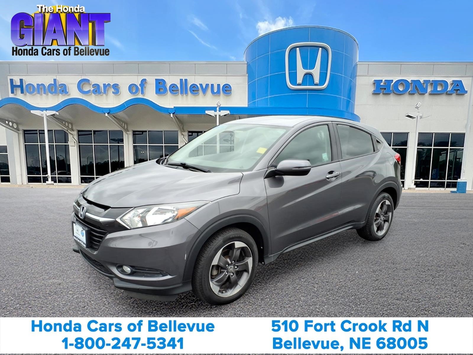 Certified 2018 Honda HR-V EX
