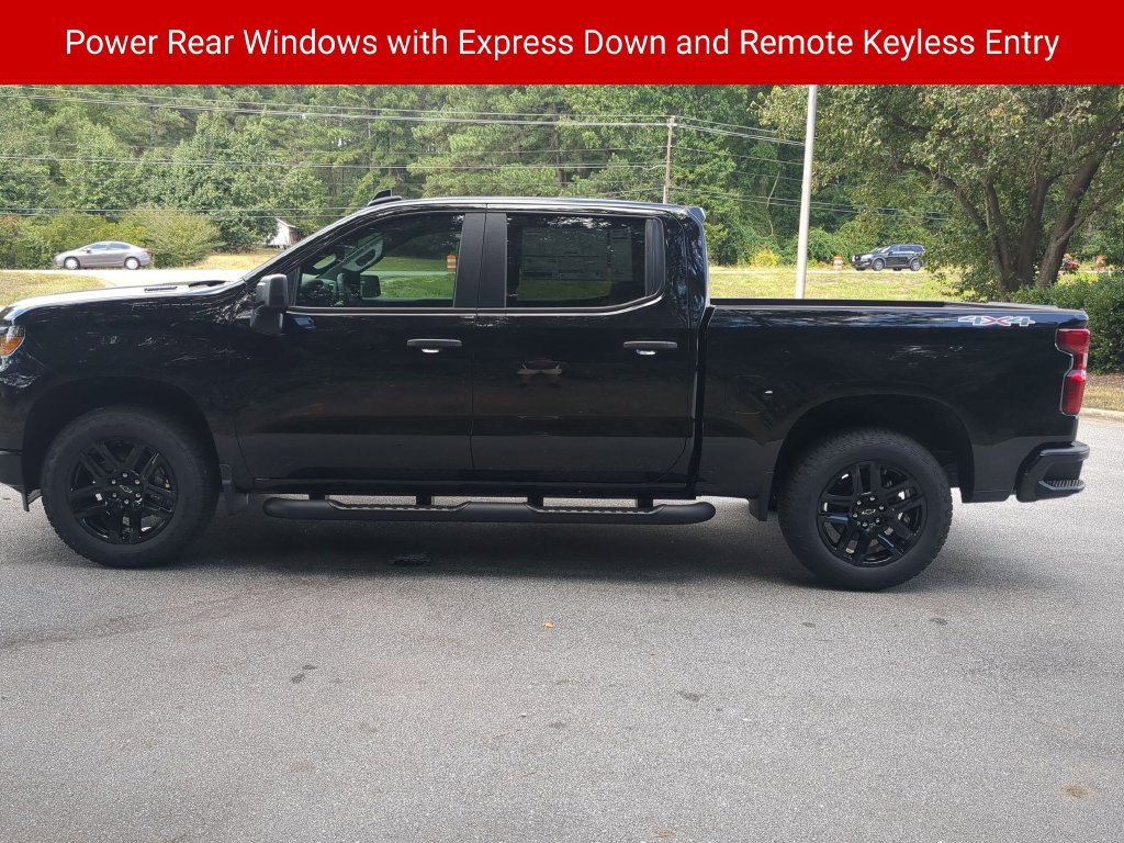 New 2026 Chevrolet Silverado 1500 Custom w/ Turbomax Blackout Package AWD/4WD image 9