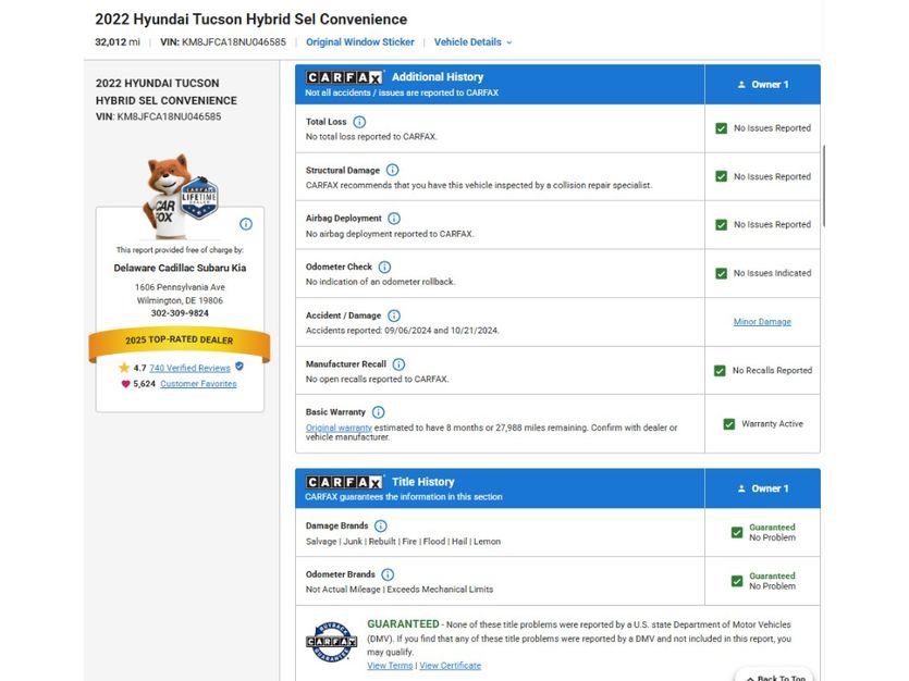 Used 2022 Hyundai Tucson SEL AWD/4WD image 6