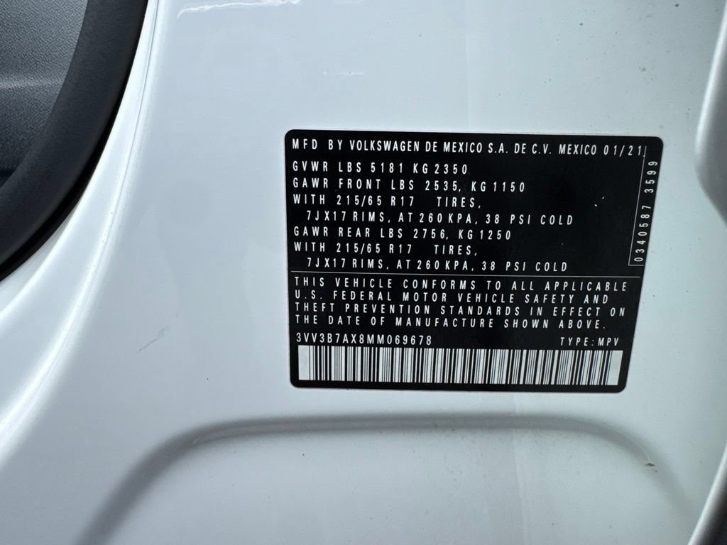 Used 2021 Volkswagen Tiguan SE FWD image 14