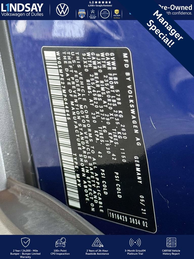 Used 2021 Volkswagen ID.4 Pro S w/ Gradient Package image 28