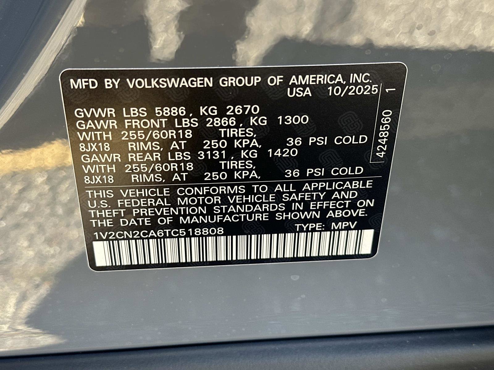 New 2026 Volkswagen Atlas Peak Edition image 20