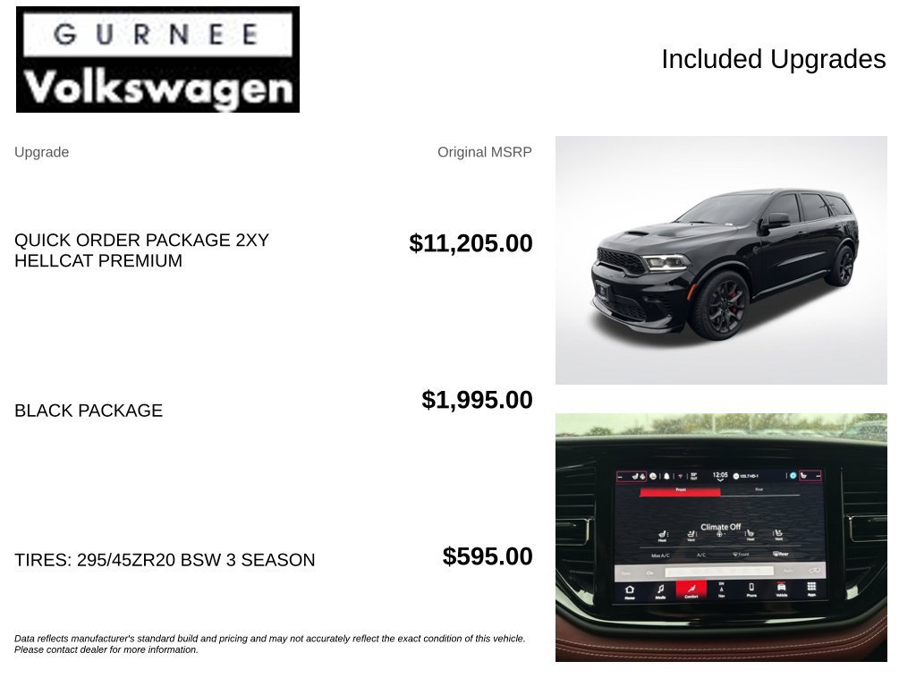 Used 2024 Dodge Durango SRT Hellcat AWD/4WD image 4