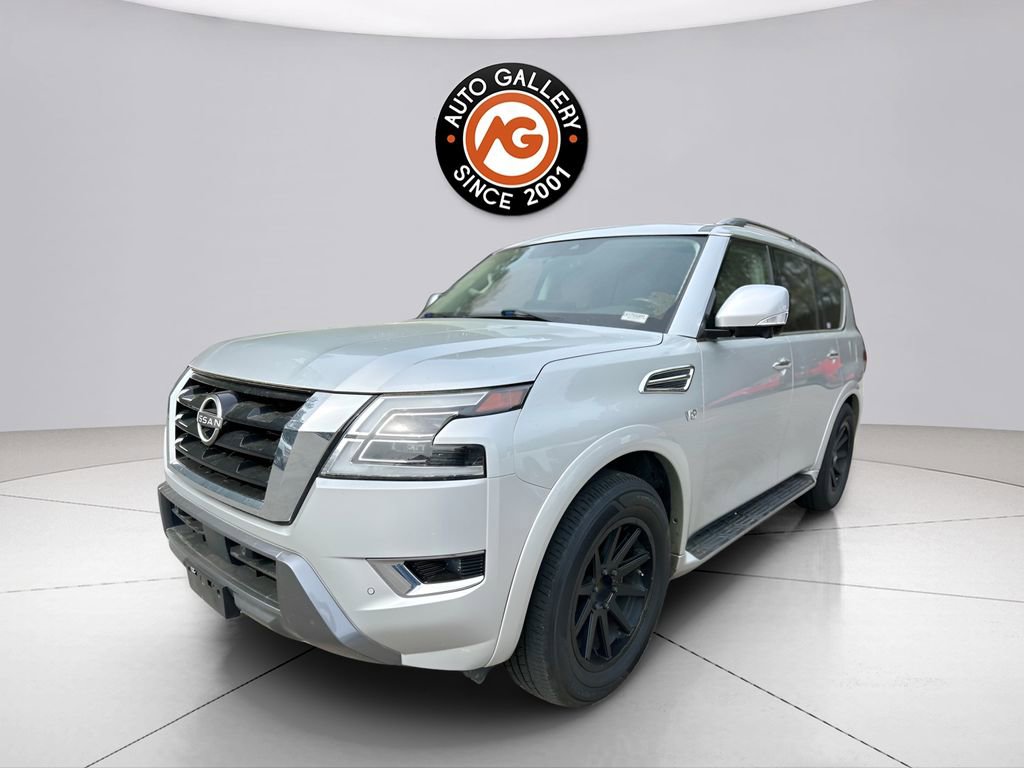 Used 2021 Nissan Armada SL w/ Captain's Chairs Package RWD image 3