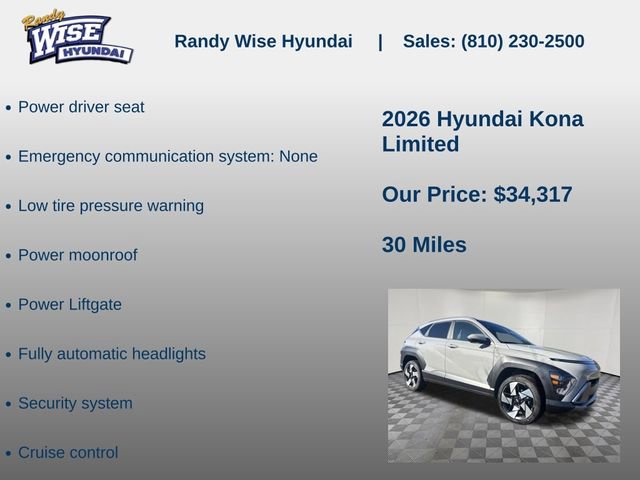 New 2026 Hyundai Kona Limited image 10