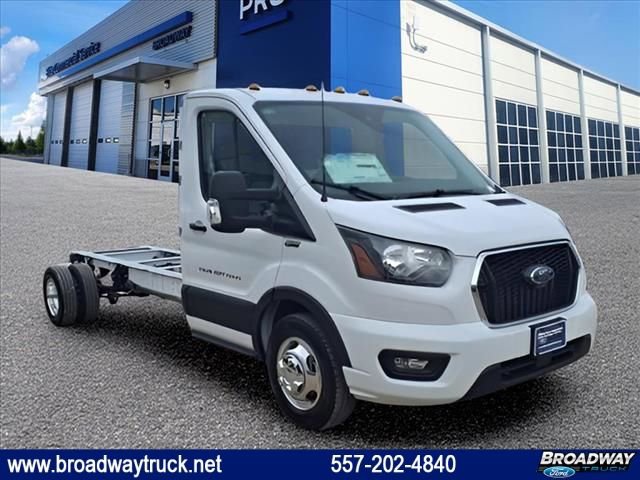 New 2024 Ford Transit 350 DRW w/ Shuttle Bus Prep Package image 1