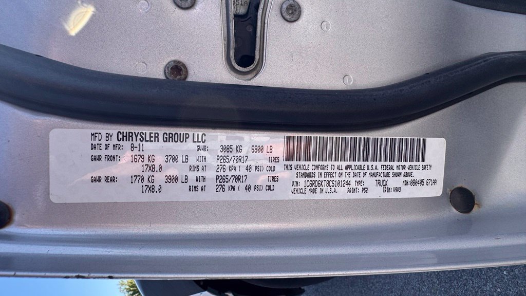Used 2012 RAM 1500 ST w/ ST Popular Equipment Group RWD image 30