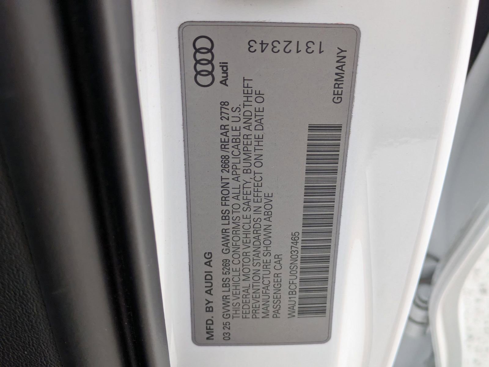 Used 2025 Audi A5 2.0T Premium w/ Convenience Package AWD/4WD image 17