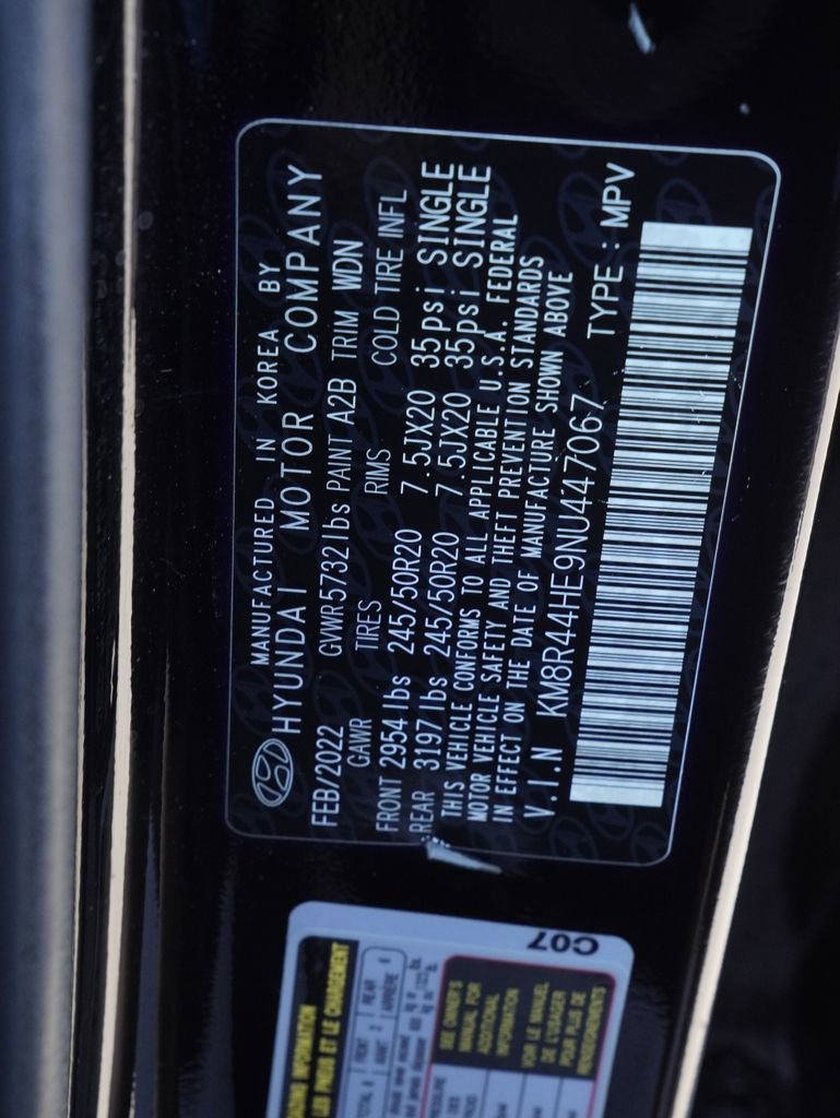 Used 2022 Hyundai Palisade SEL w/ 8P Bench Seat Package FWD image 43