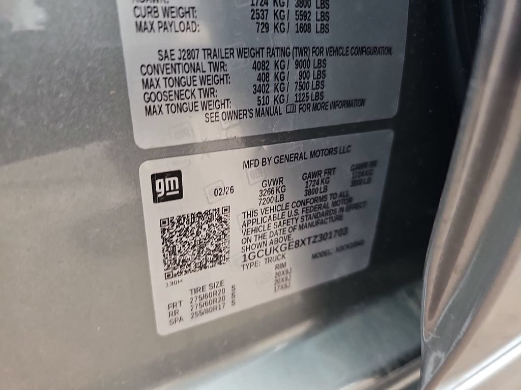 New 2026 Chevrolet Silverado 1500 LTZ w/ Technology Package AWD/4WD image 42
