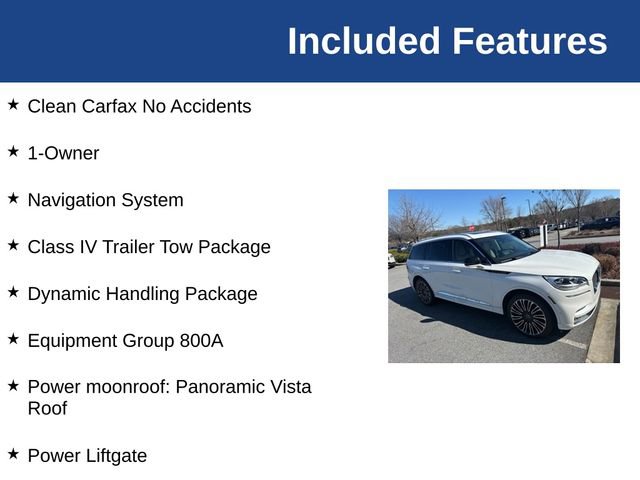 Used 2023 Lincoln Aviator Black Label w/ Dynamic Handling Package AWD/4WD image 2