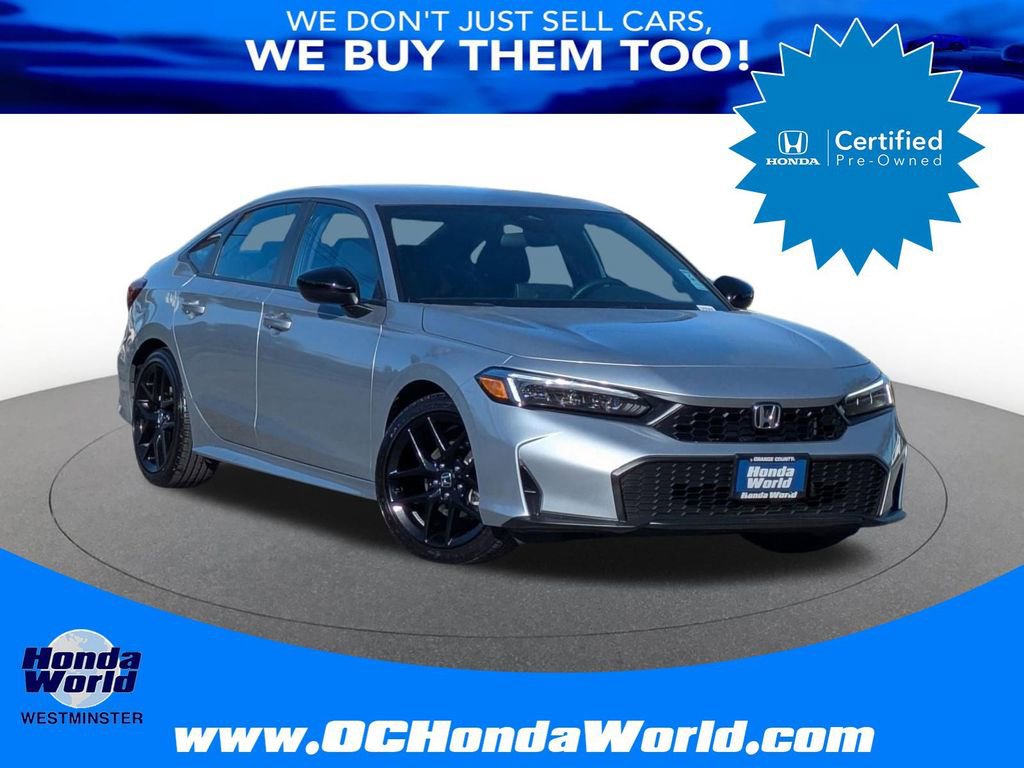 Certified 2025 Honda Civic Sport