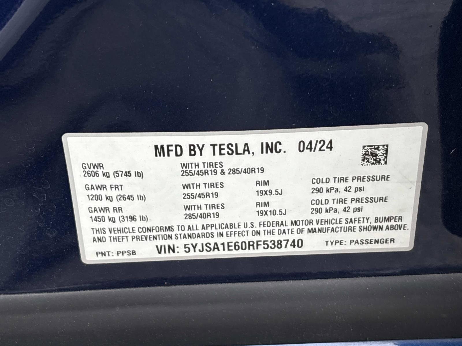 Used 2024 Tesla Model S Plaid AWD/4WD image 11