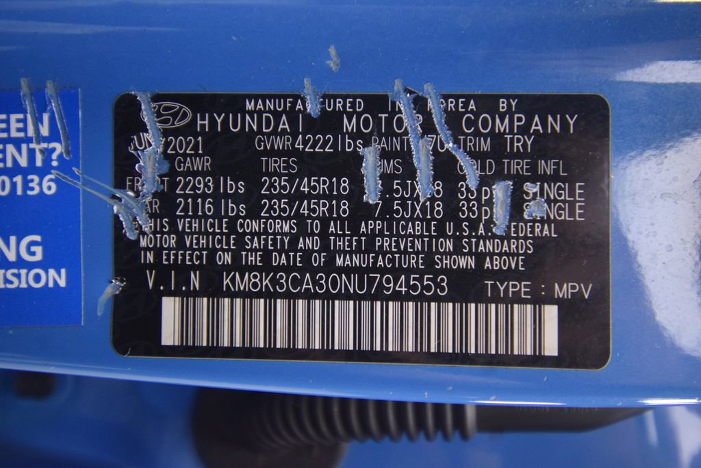 Used 2022 Hyundai Kona N Line AWD/4WD image 29