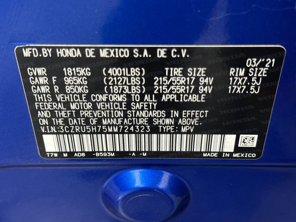 Used 2021 Honda HR-V EX-L image 27