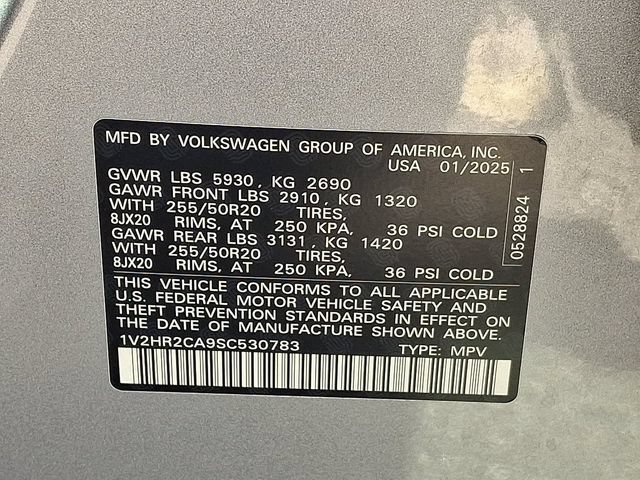 Used 2025 Volkswagen Atlas SE AWD/4WD image 29