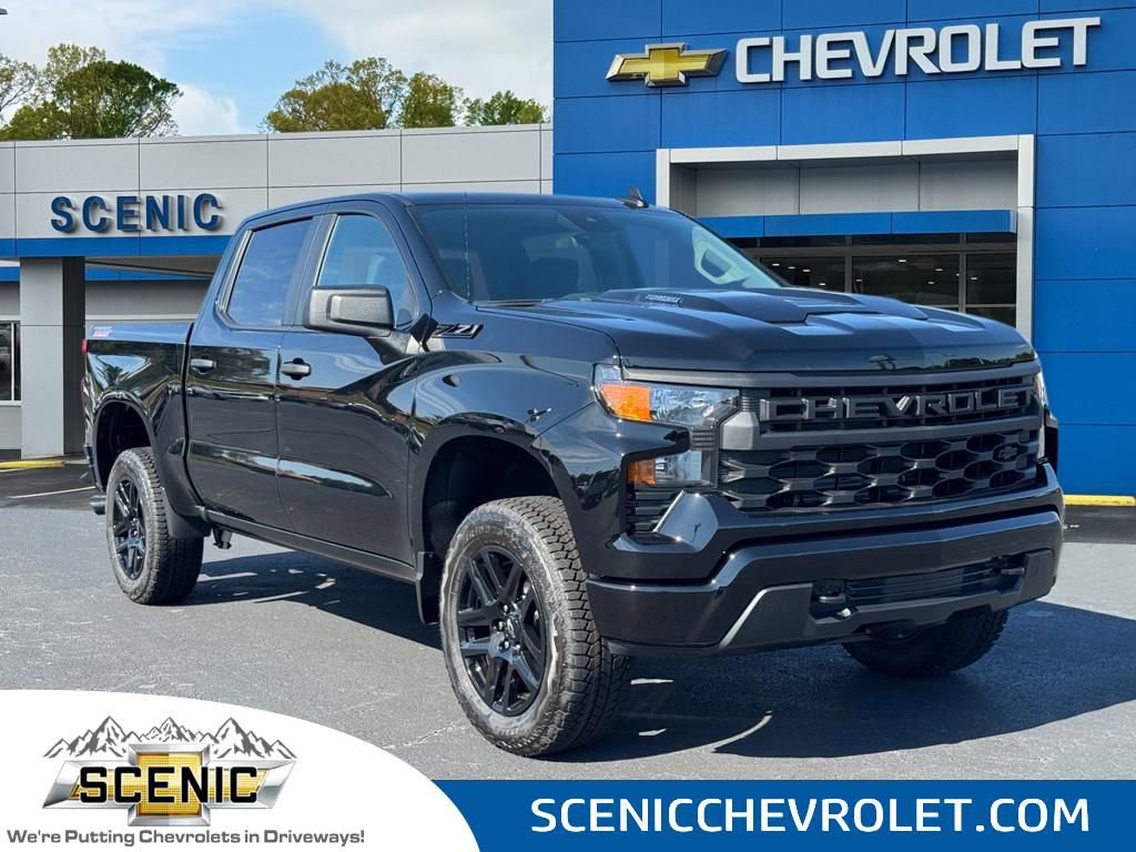 New 2026 Chevrolet Silverado 1500 Custom Trail Boss w/ Turbomax Blackout Package image 1